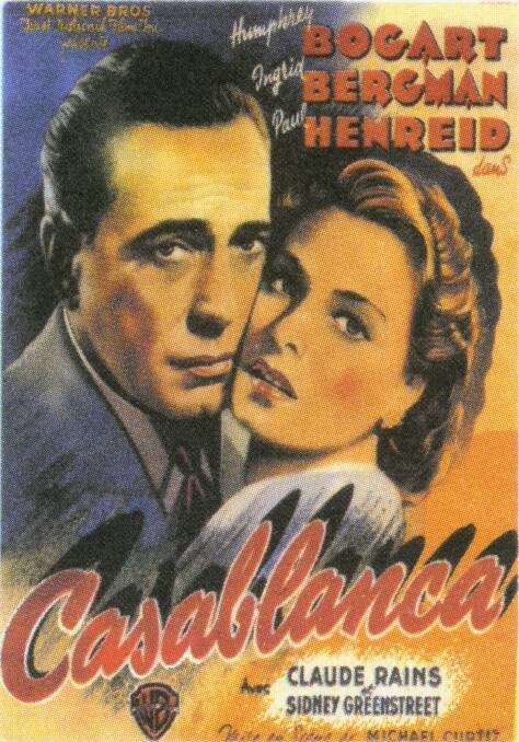 We'll always have 'La Marseillaise' ... 'Casablanca' features the French anthem in a memorable scene. Picture: Shutterstock