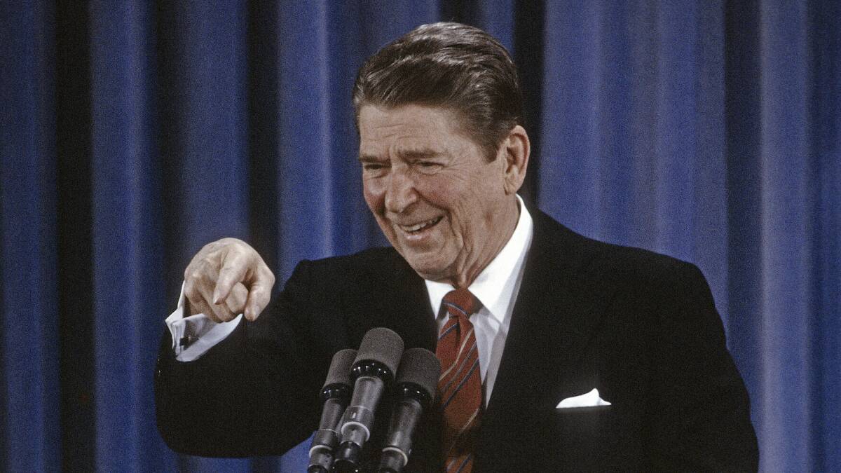 "Government is the problem": US president Ronald Reagan. Picture: Shutterstock