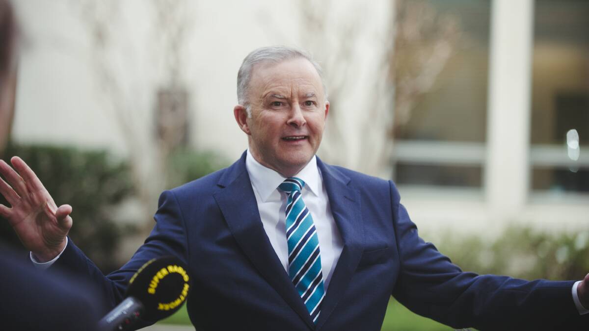 Parliament yes, Mooseheads no. Anthony Albanese says he has never set foot in Canberra's well-known nightspot in Civic. Picture: Dion Georgopoulos