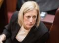 Finance Minister Katy Gallagher in the Senate last week. Picture: Sitthixay Ditthavong