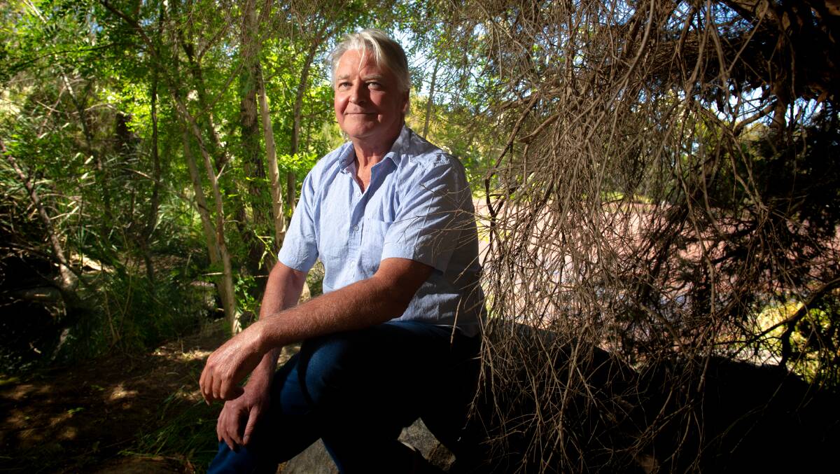 Andrew Phillips will make a new home elsewhere after bushfire destroyed his house in Tianjara. Picture: Elesa Kurtz