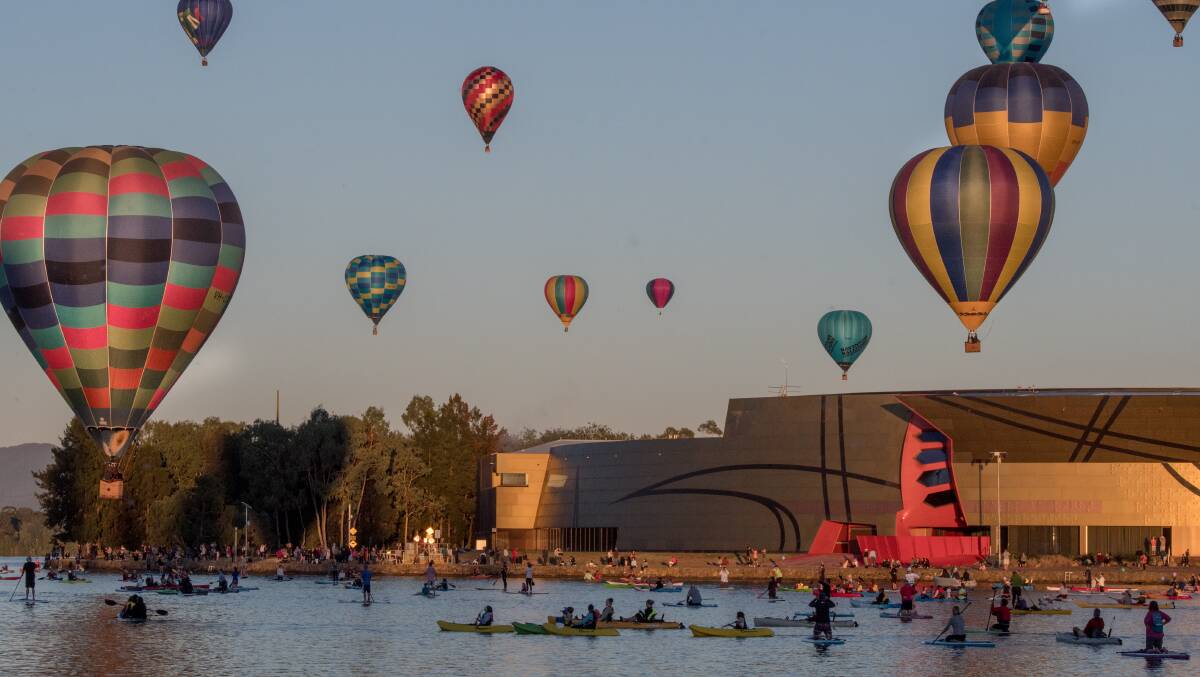 Events such as Canberra's balloon festival could draw some of Australia's international visitors to the capital. Picture: Karleen Minney