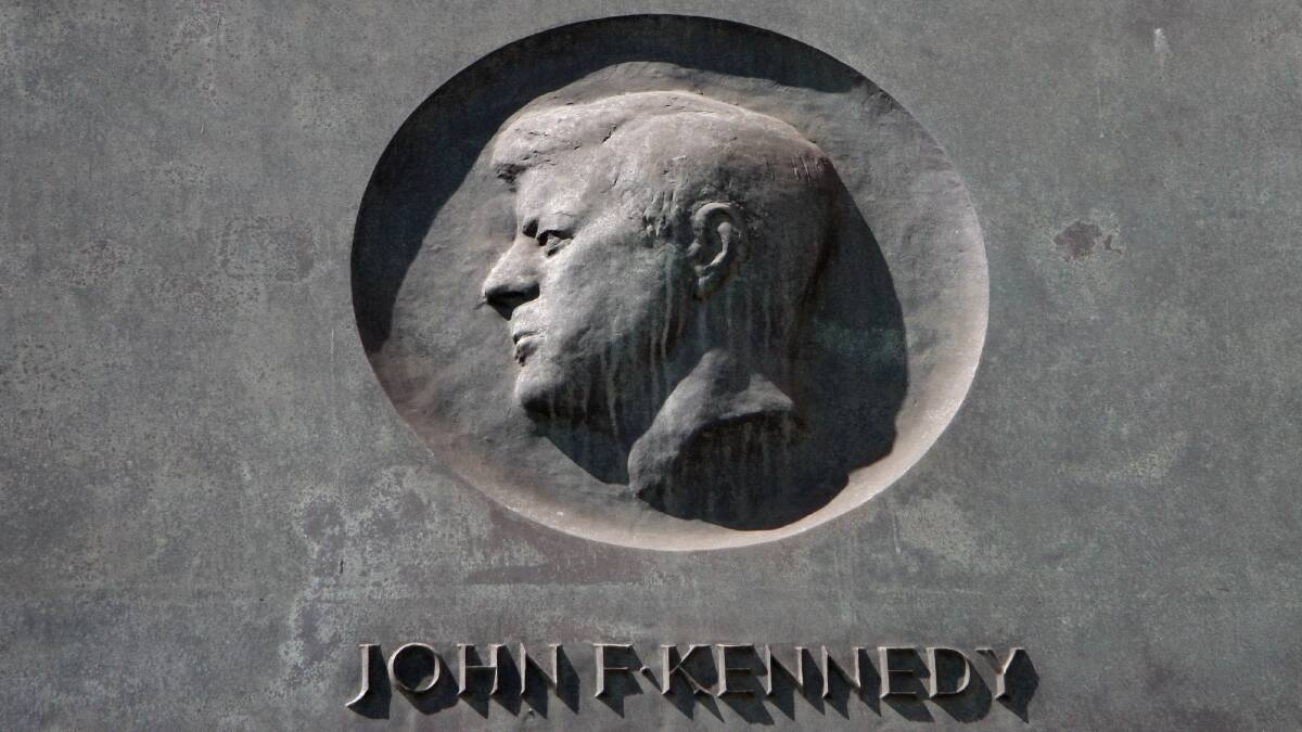 A relief of John Kennedy in Berlin. The US president made a compelling speech in the city, but is said to have erred in translating one particular phase. Picture: Shutterstock