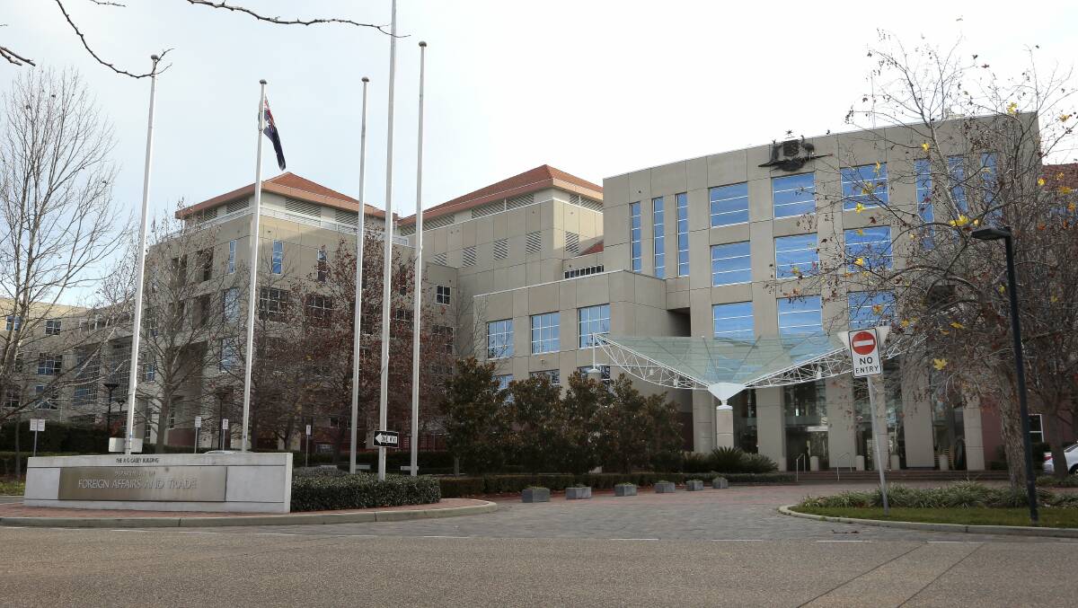 The Department of Foreign Affairs and Trade in Canberra. 