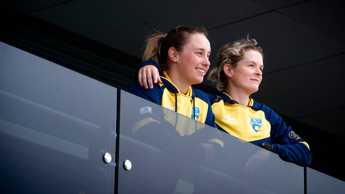 Former Meteors star Maddie Penna and Katie Mack are chasing back-to-back titles with Adelaide. Picture by Elesa Kurtz