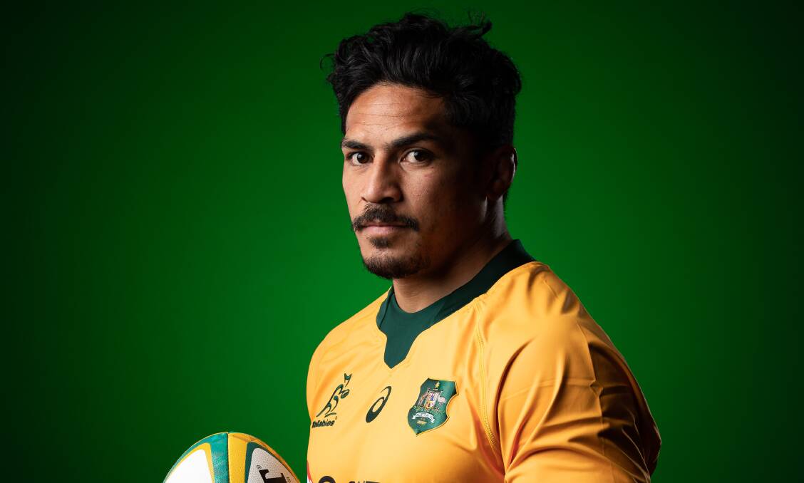 Pete Samu has earned a Wallabies recall for the Bledisloe Cup opener in Wellington on Sunday. Picture: Getty