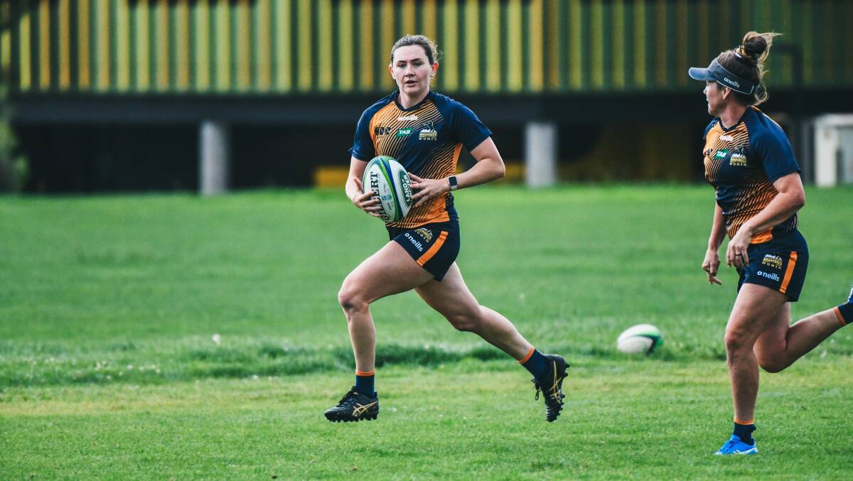 Jemima McCalman has her sights set on a Super W upset. Picture: Lachlan Lawson/Brumbies Media