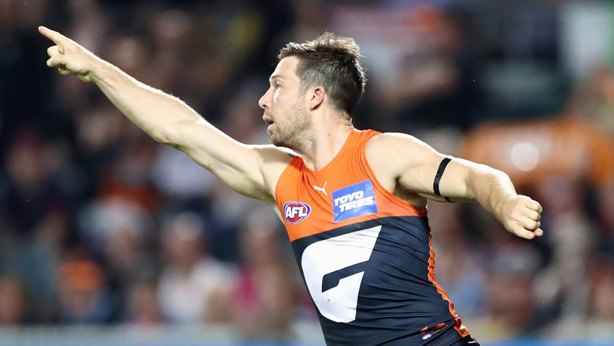 Toby Greene led the way for the Giants. Picture: Getty
