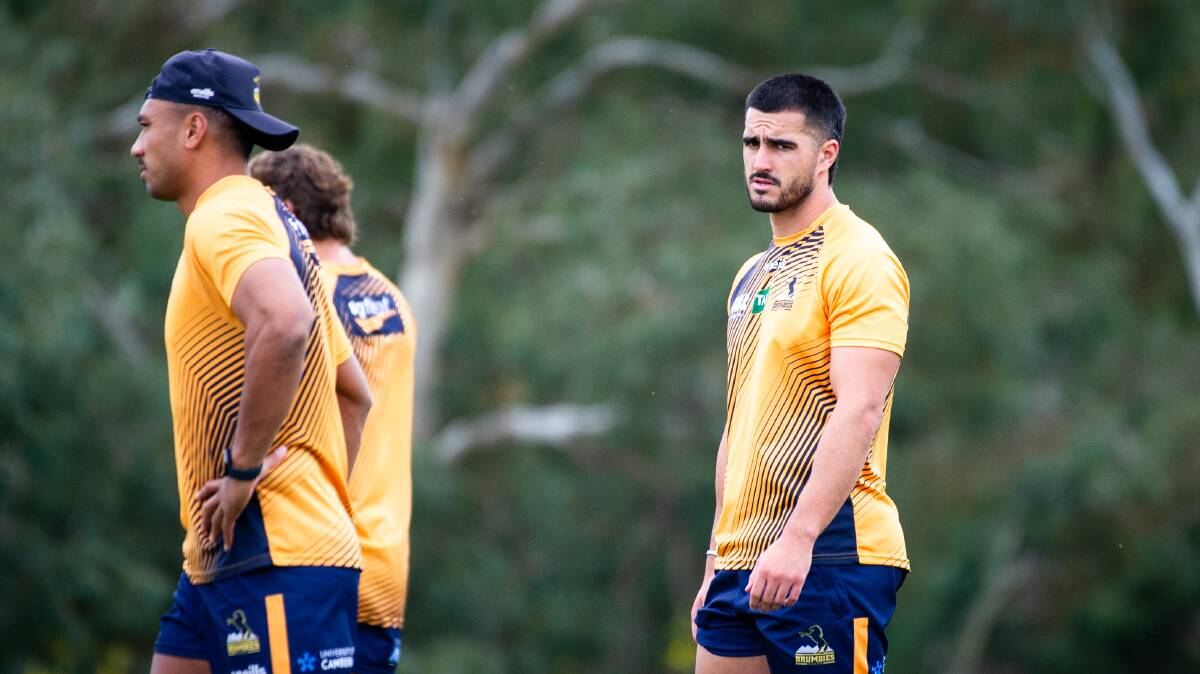 Tom Wright will start at fullback for the Brumbies against the Drua on Saturday. Picture: Elesa Kurtz