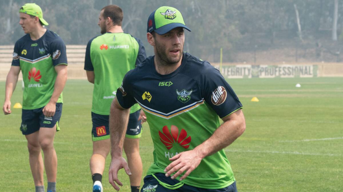 Canberra junior Matt Frawley has returned with an eye on an NRL berth. Picture: Raiders Media
