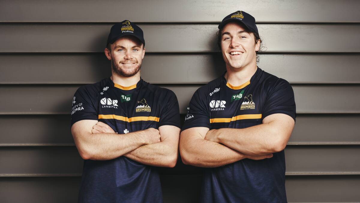 Ryan and Lachlan Lonergan are in the Brumbies' sights. Picture: Dion Georgopoulos