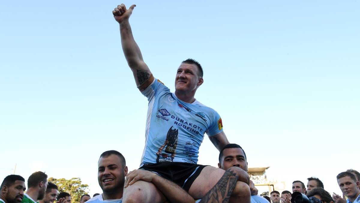 An emotional day for Paul Gallen. Picture: NRL Photos