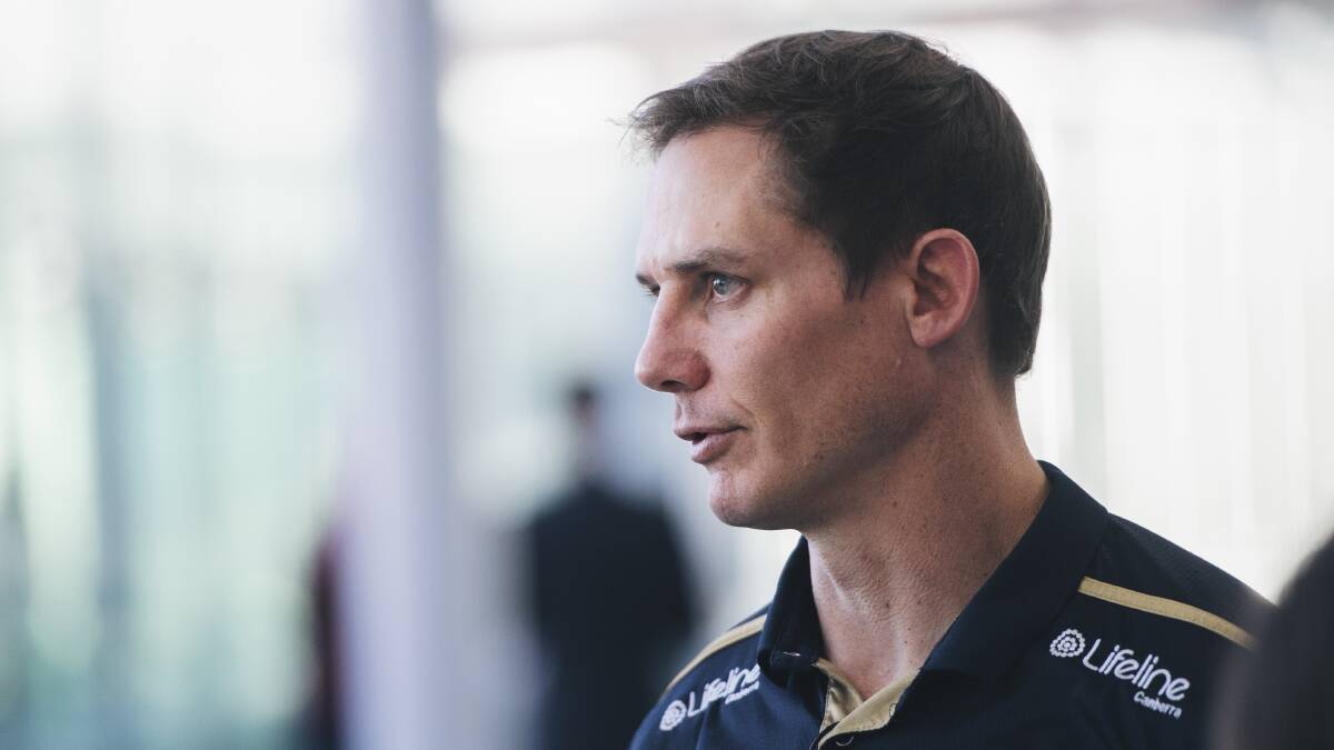 Stephen Larkham returns to the Brumbies at the end of the 2022 season. Picture: The Canberra Times
