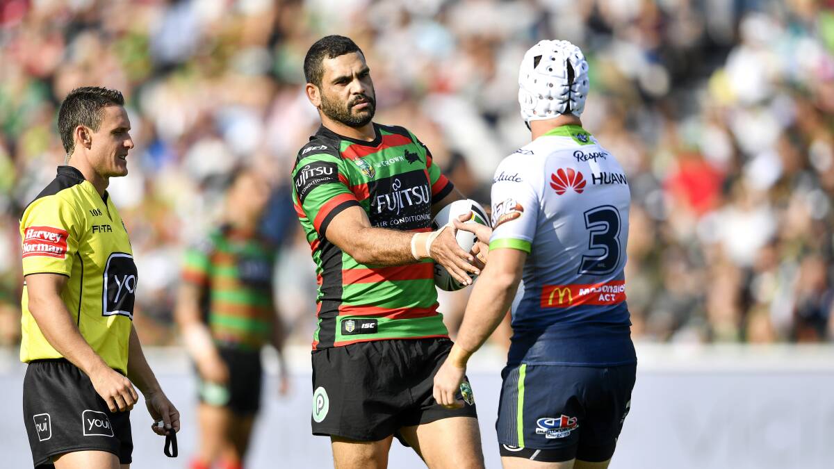 Former Souths skipper Greg Inglis is shifting to the UK. Picture: NRL Imagery