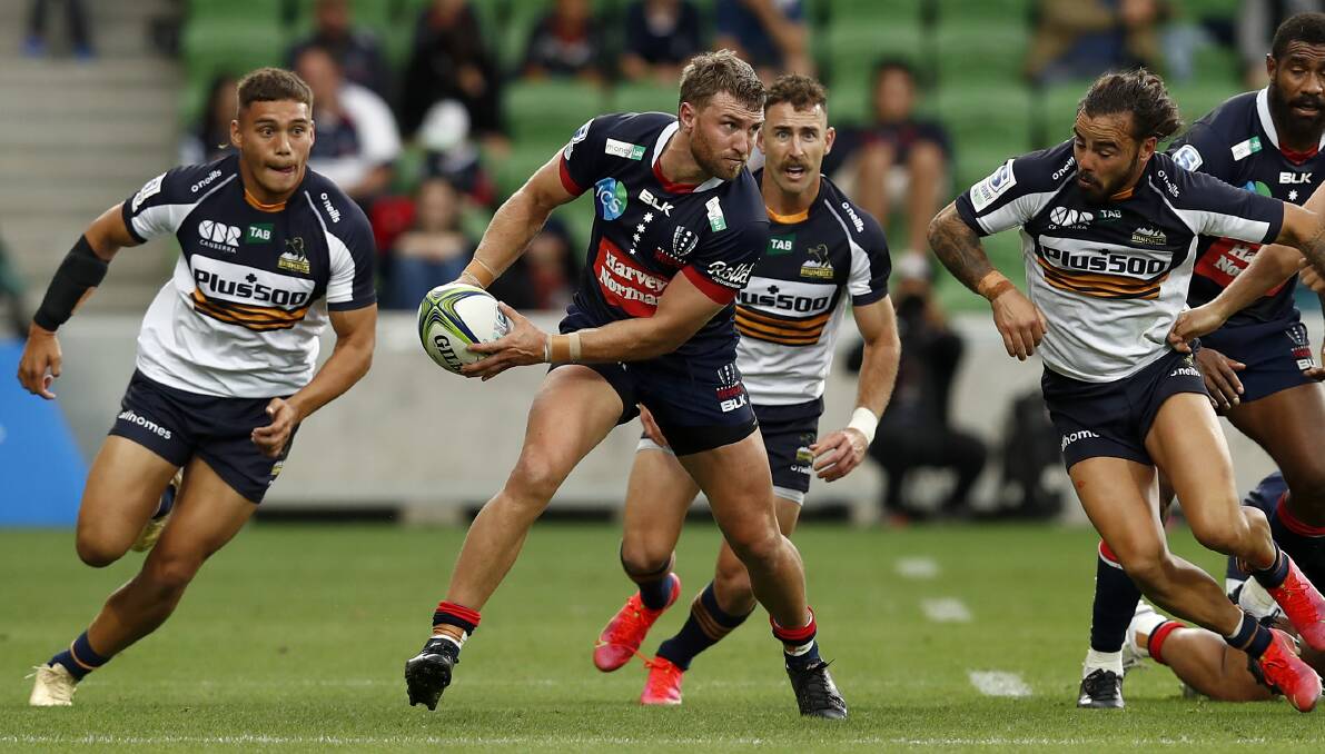 Lewis Holland got a taste of Super Rugby when he played for the Melbourne Rebels this year. Picture: Getty