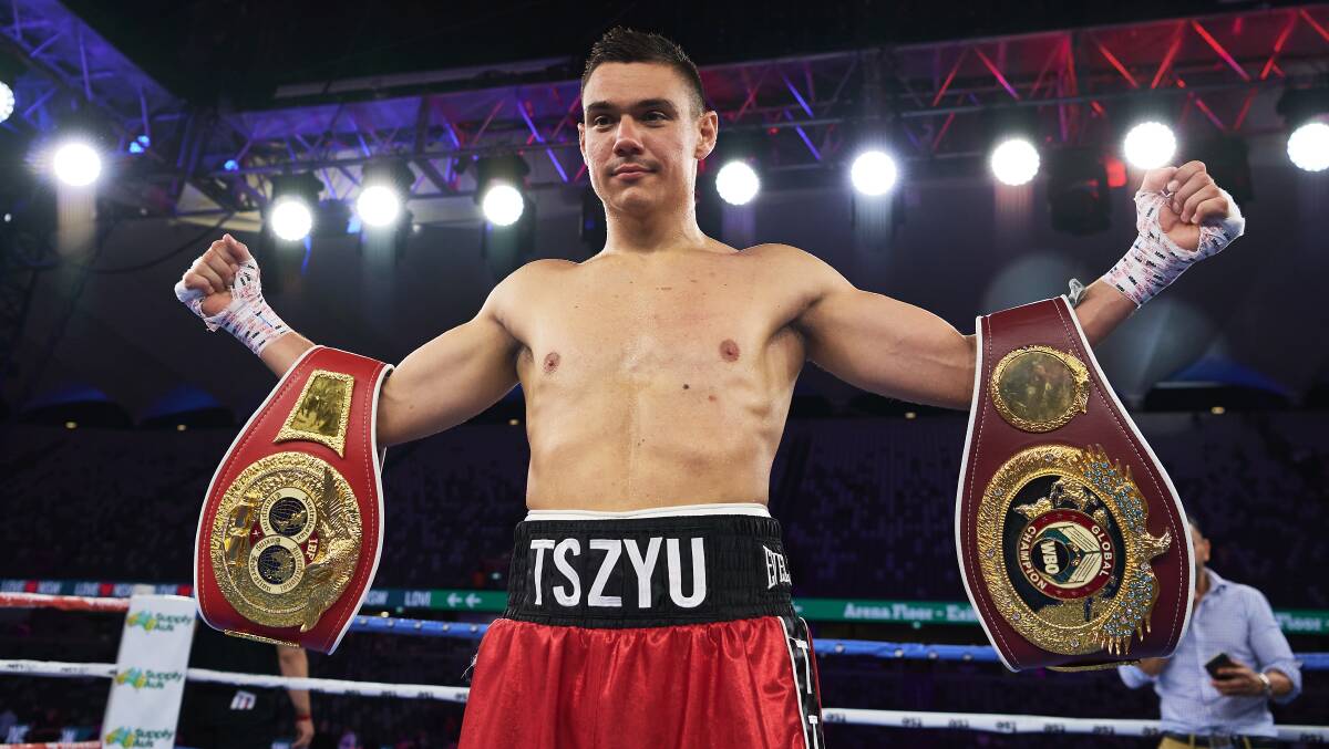 Tim Tszyu claimed a pair of regional titles and now he wants a world championship. Picture: Getty