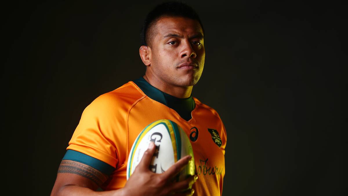 Allan Alaalatoa is poised to reach 50 Test caps for the Wallabies in Sunday's clash with the Springboks in Queensland. Picture: Getty