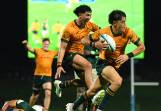 Shane Wilcox starred in the Junior Wallabies' win over South Africa. Picture Getty Images