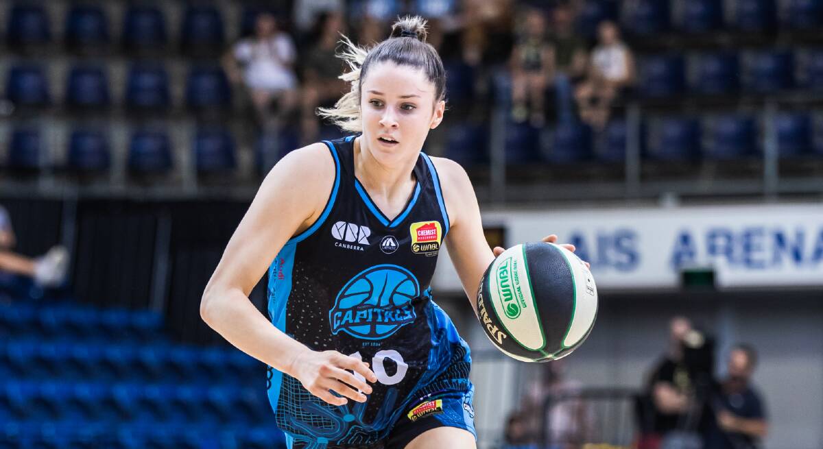 Emerging Canberra Capitals star Gemma Potter has been a revelation this season. Picture: Canberra Capitals