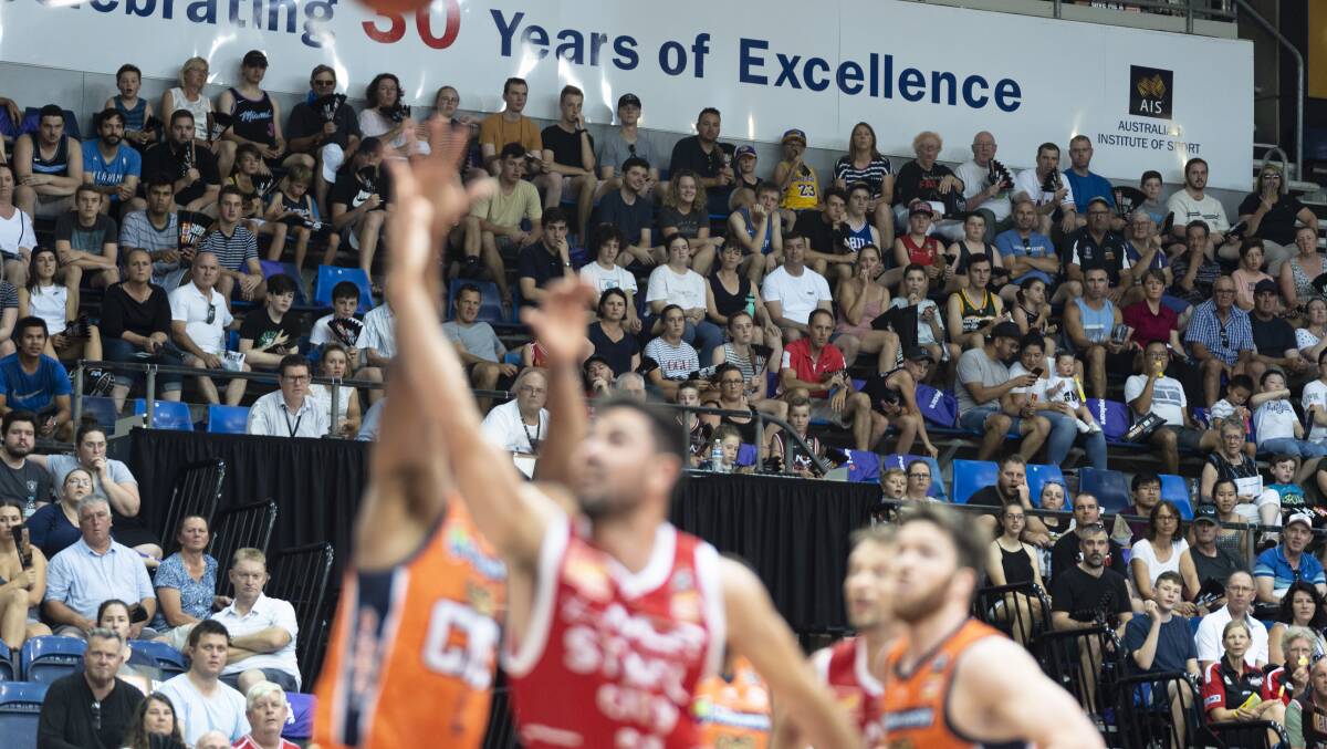 The NBL could return to the AIS Arena if the venue is upgraded to a higher standard. Picture: Lawrence Atkin