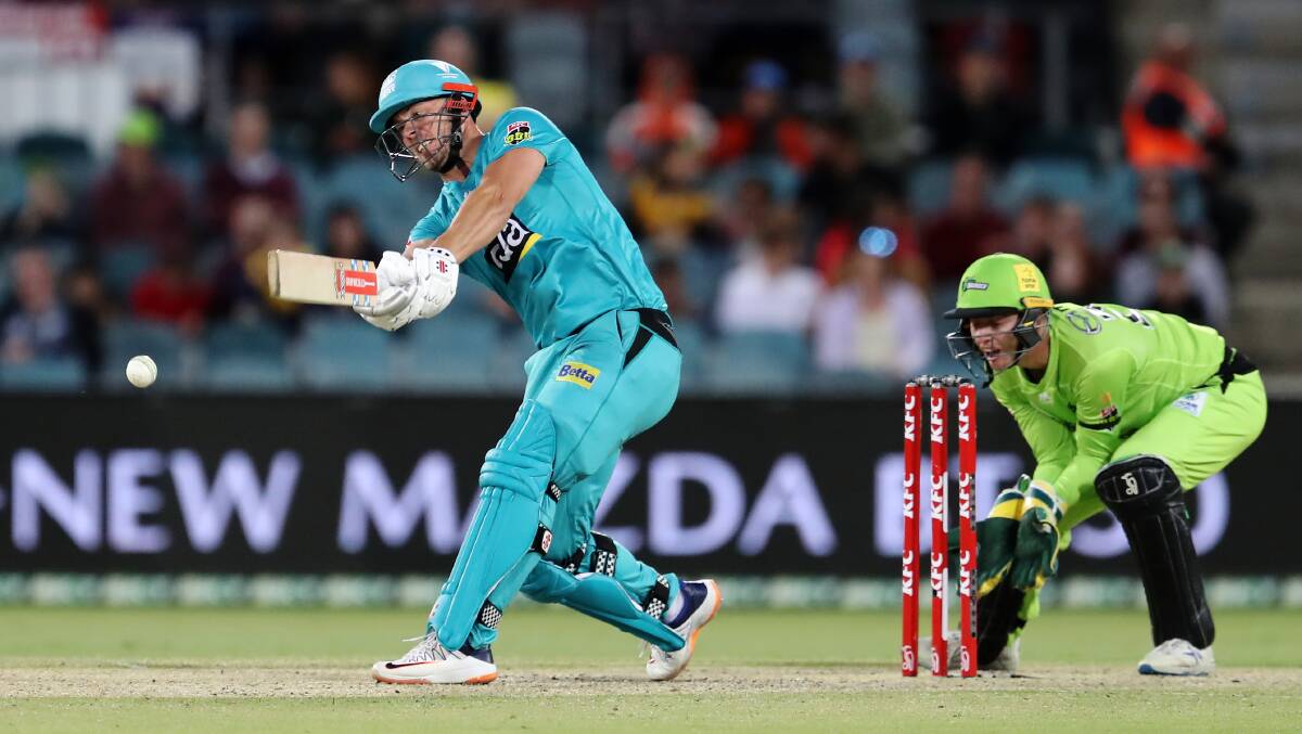 Chris Lynn brushed aside a minor bubble breach to top score for the Heat. Picture: Getty