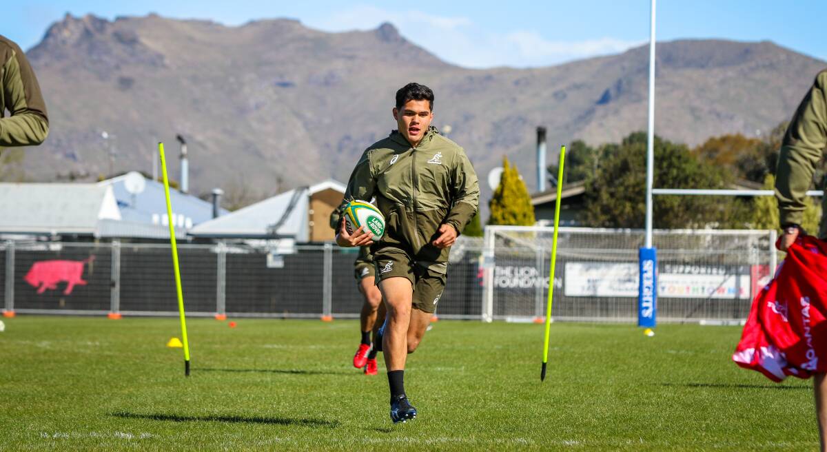 The Wallabies have given Noah Lolesio a licence to thrill. Picture: Andrew Phan/Wallabies Media