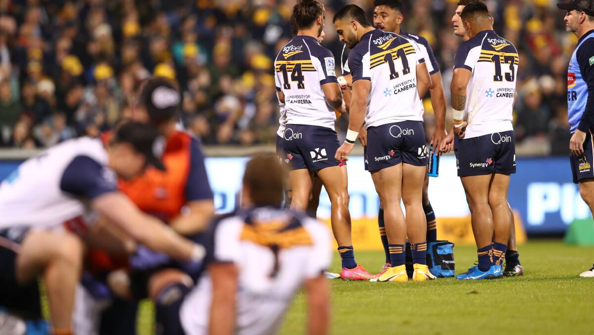 James Slipper will be assessed after he came off with a knee injury. Picture: Keegan Carroll