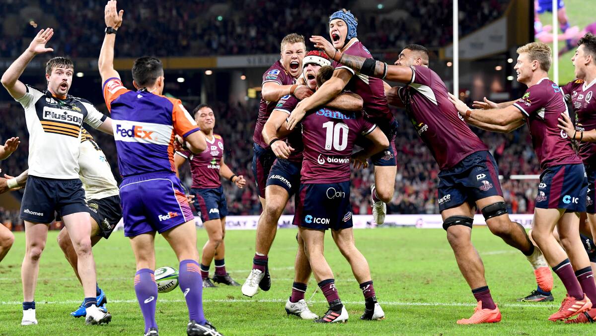 The Super Rugby AU final ended in controversy. Picture: Getty