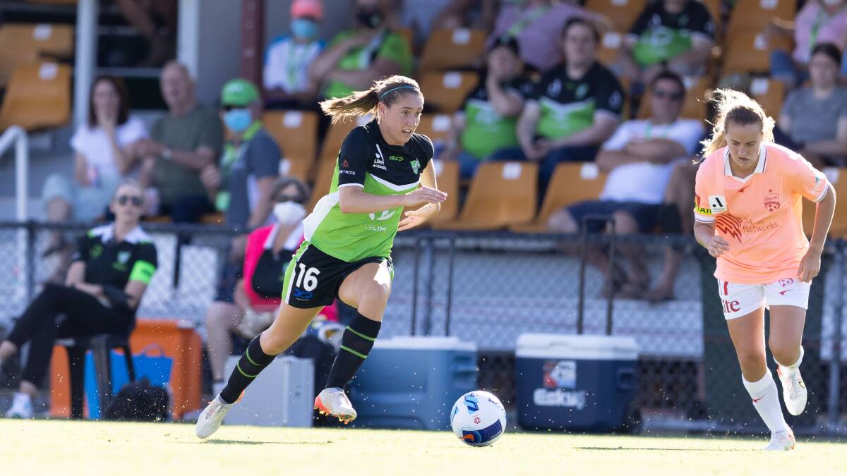 Canberra Uniteds Karly Roestbakken will return to Norway. Picture: Sitthixay Ditthavong