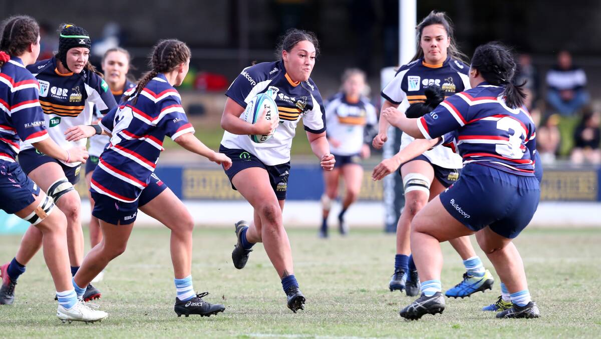 Zali Waihape-Andrews has another chance to push for a national call-up when the Brumbies face Melbourne. Picture: Keegan Carroll