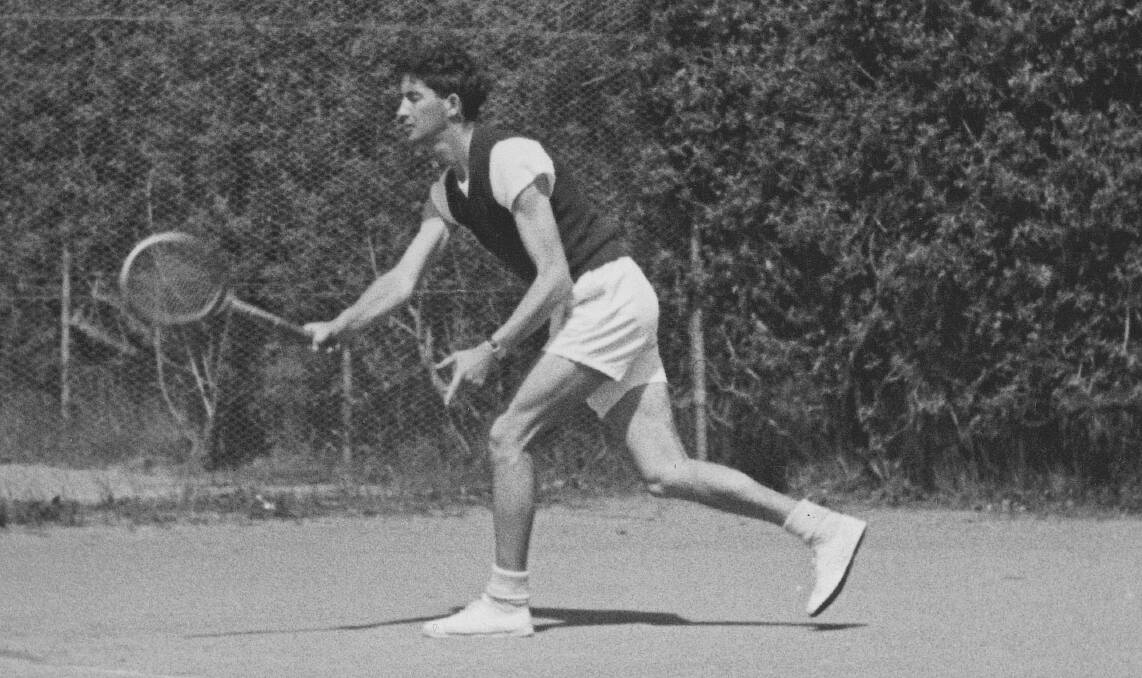 Peter Roberts has been inducted into the Tennis ACT Walk of Fame. Picture: Supplied