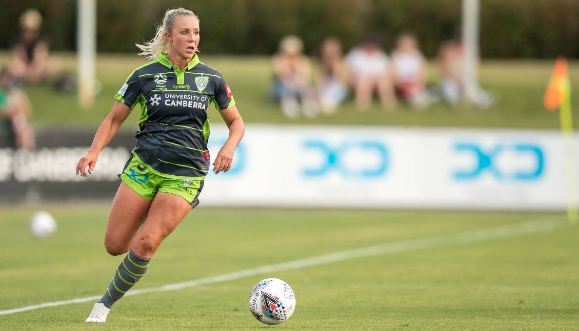 Canberra United's Lauren Keir has emerged as a player to watch this season. Picture: Sitthixay Ditthavong