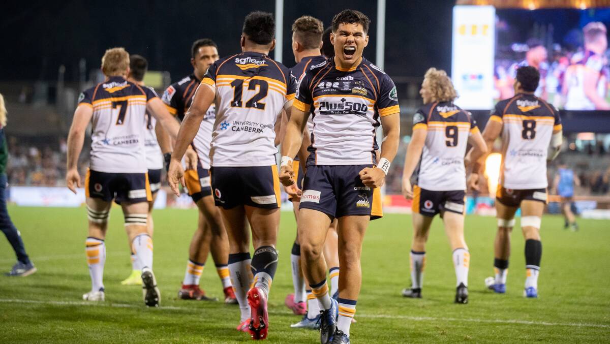 Noah Lolesio starred to deliver the Brumbies a drought-breaking title. Picture: Sitthixay Ditthavong