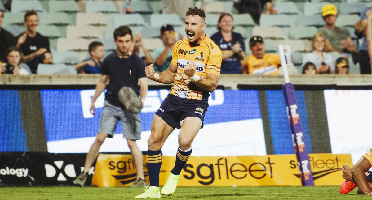 Nic White and the Brumbies start their season on the road before coming to Canberra in round two. Picture: Dion Georgopoulos