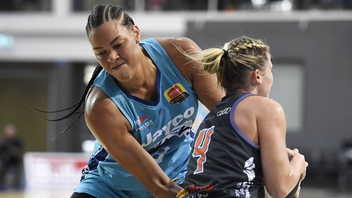 Liz Cambage looms as a tough task to shut down. Picture: Getty