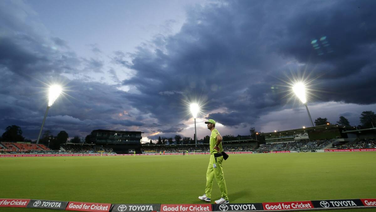 The Sydney Thunder played five of the six BBL matches at Manuka Oval this season in a summer like no other. Picture: Getty