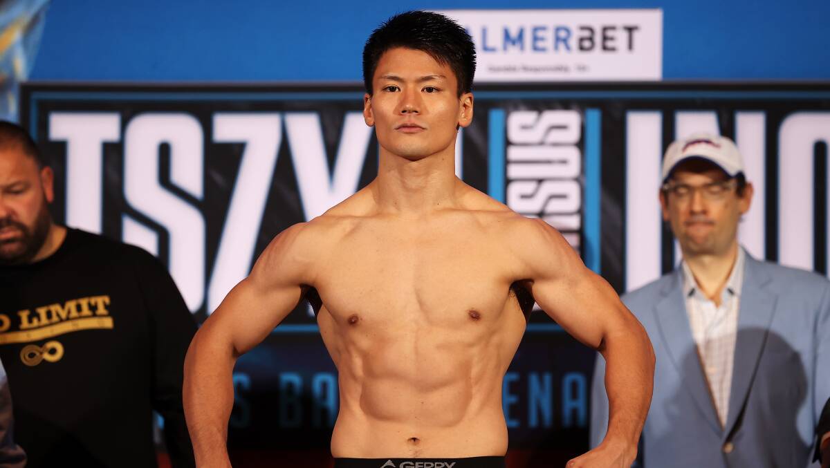 Takeshi Inoue stepped on the scales in impressive shape. Picture: Getty