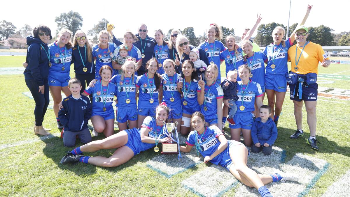 The West Belconnen Warriors have claimed their third consecutive League Tag title. Picture: Ben Southall