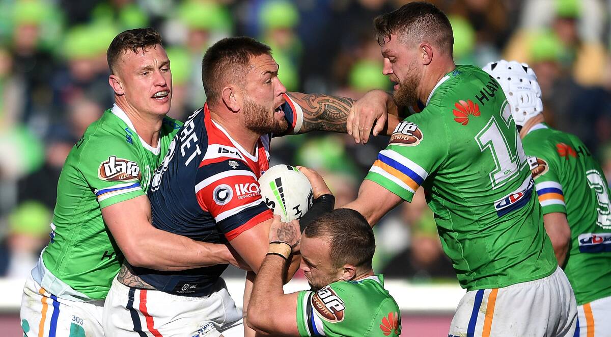 Jared Waerea-Hargreaves' return is set to be a huge boost for the Roosters. Picture: NRL Photos