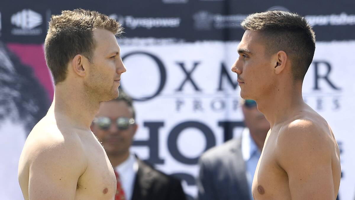 Jeff Horn and Tim Tszyu are poised to go head to head in Australia's biggest domestic bout. Picture: Getty