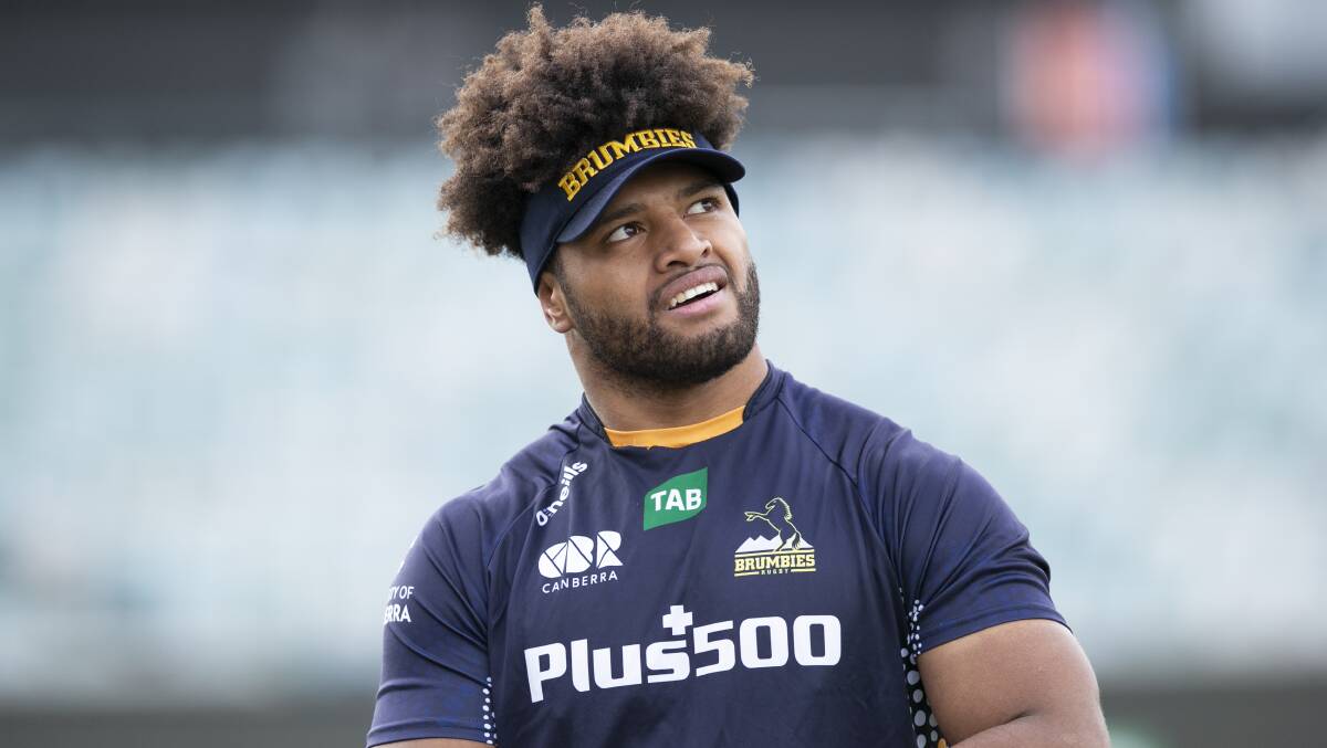 Rob Valetini has claimed the Brumbies' highest individual accolade following a stellar Super Rugby campaign. Picture: Keegan Carroll