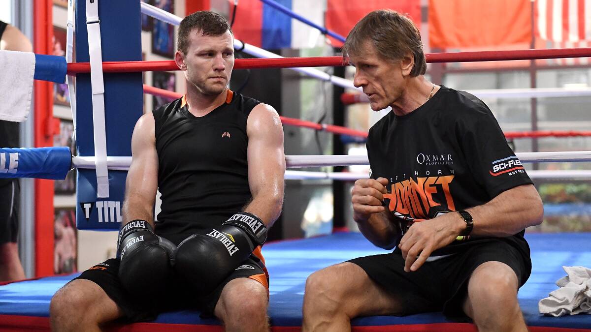 Jeff Horn and Glenn Rushton have forged a close bond. Picture: Getty