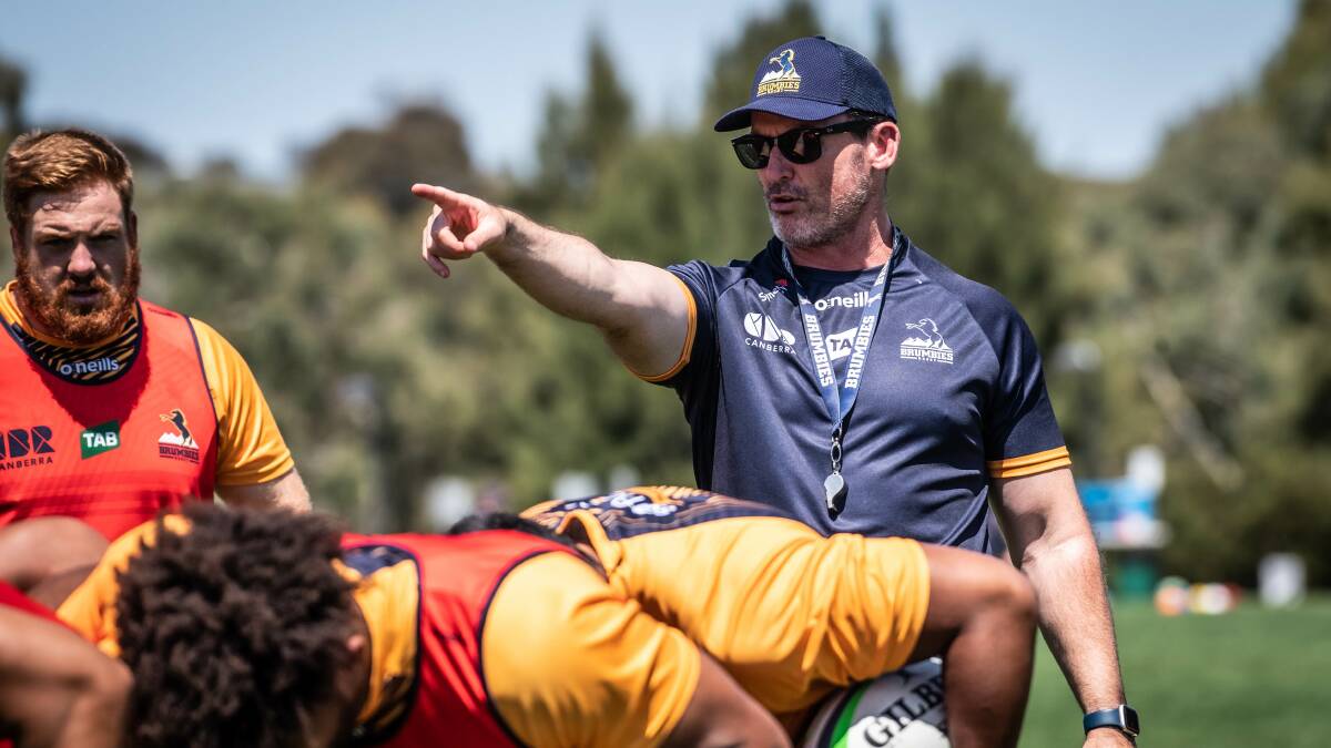 Brumbies coach Dan McKellar is ready to back a rotation policy this season. Picture: Karleen Minney