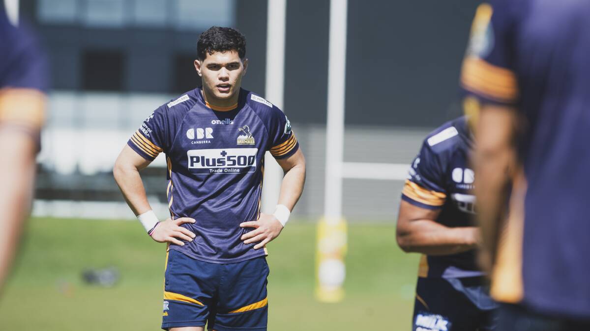 Noah Lolesio stayed behind to develop his game while the Wallabies went abroad. Picture: Dion Georgopoulos