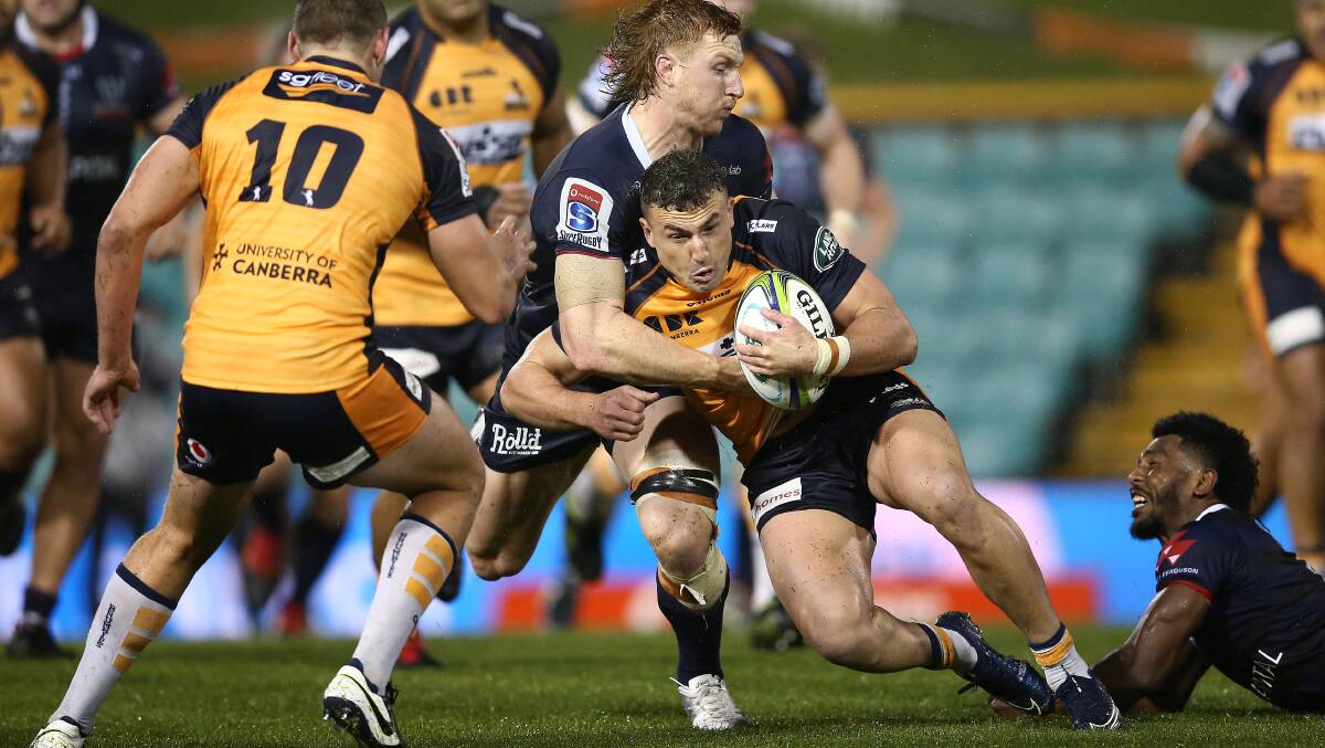 Tom Banks and the Brumbies struggled to find any rhythm against Melbourne. Picture: Getty