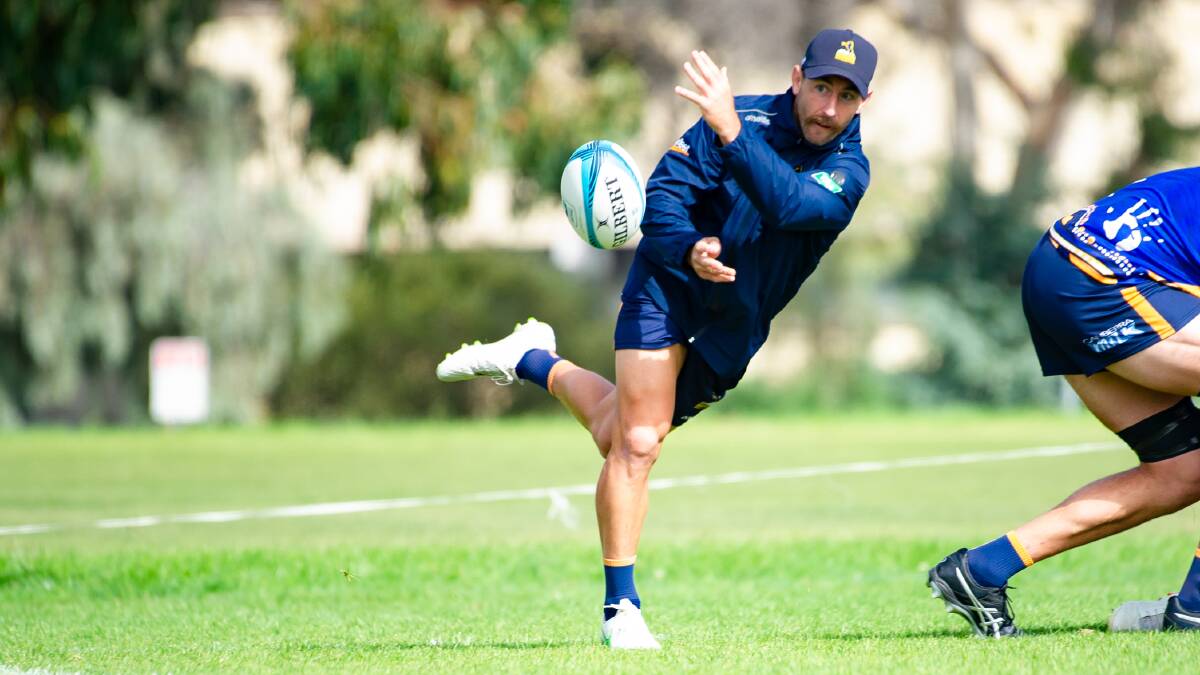 Nic White says competition for Australia's scrumhalf role is pushing him to evolve. Picture: Elesa Kurtz