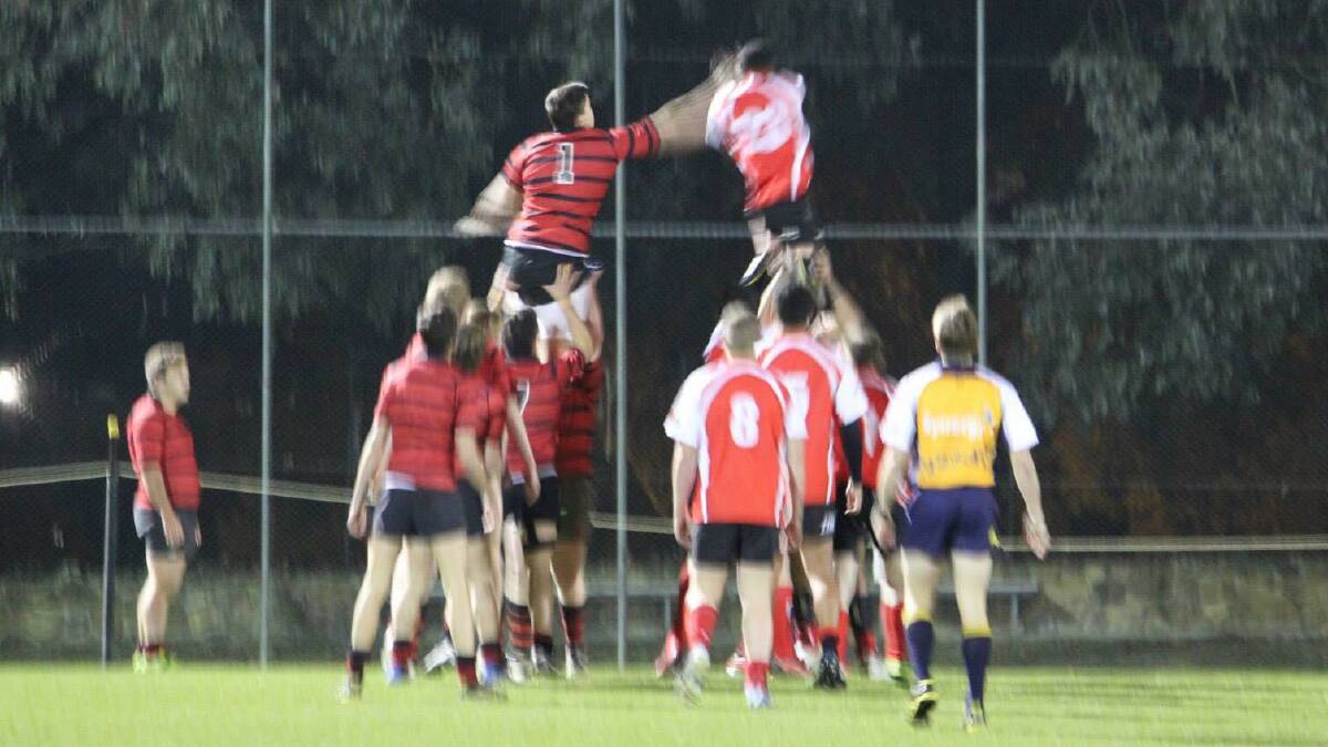 Ivan Soldo in a line-out for Daramalan's 3rd XV in 2013. Picture: Supplied