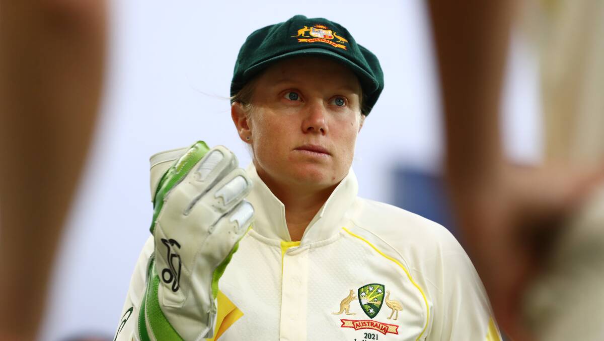 Australian wicketkeeper Alyssa Healy will pull on the baggy green in Canberra this week. Picture: Getty