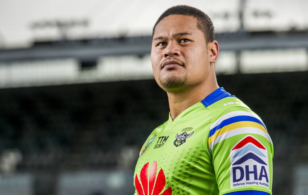 Joey Leilua will return. Picture by The Canberra Times
