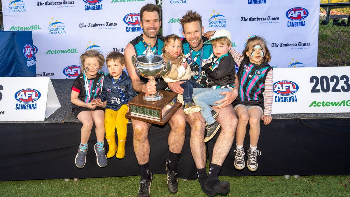 James and Lexie Bennett have helped Belconnen end a 14-year premiership drought. Picture by Gary Ramage